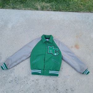 Vtg Meca Sportswear Letterman Varsity Jacket